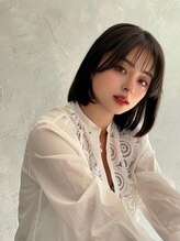 アース 調布店(HAIR & MAKE EARTH)&nbsp;ナチュラルミディアムボブ