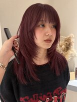 ノラギンザユー(NORA GINZA/U)&nbsp;暖色カラーブリーチなしカラーダブルカラーチェリーピンク