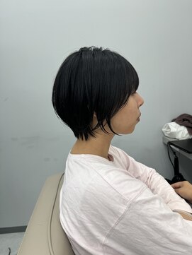 ネイロ 北千住(NeiRo) 小顔ショートボブカラー大人ショートボブひし形ショートカット