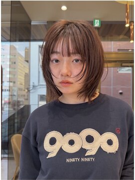 ロンドフルール 大宮東口(Lond fleur) ミニウルフレイヤーカット顔周りカット前髪カット韓国ボブ/大宮