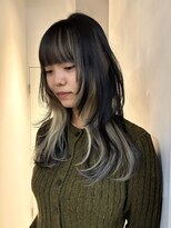 チル 福井駅前店(Chill)&nbsp;福井ハイレイヤー韓国ハッシュカットインナーホワイトベージュ