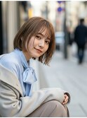 30代40代50代絶壁解消ひし形小顔前下がりショートボブ【越谷】