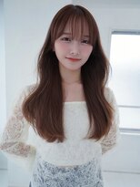 アンジェリカ 難波店(ANGELICA)&nbsp;ANGELICA  ブラウンベージュ 韓国風巻き 長めレイヤー