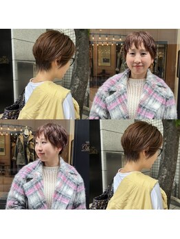 ジョイヘアー 府内店(JOIE hair)の写真/似合うショートがわからない方へ！プロのカットでセットのお悩み解決◎