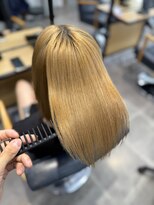 ネウィ 梅田(newi)&nbsp;ブリーチ毛縮毛矯正