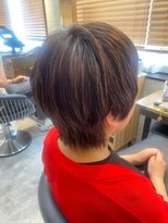 ヘアリゾート粋 トゥジュ 池袋東口店(tujuh)&nbsp;大人ショート/ブラウンカラー