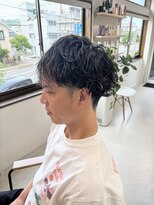 メロウ(mellow) ツイストスパイラルパーマ×メッシュキャップハイライト