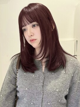 ローレン(LOREN) イメチェン/ホワイトブロンド/外ハネボブ/ワイドバング/栄/久屋