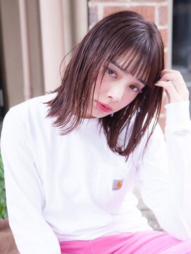 レニーバイエース(LANY by ACE) 【LANY 横浜】 切りっぱなしシースルー×レットラベンダー