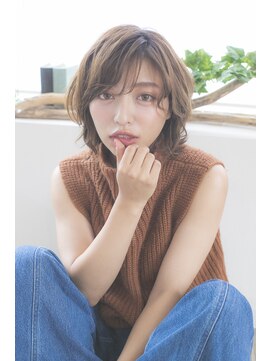 フレイムス 浦和美園駅東口(Frames) グレージュ ミディアムレイヤー ウエット