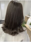 透明感カラー×グレージュ
