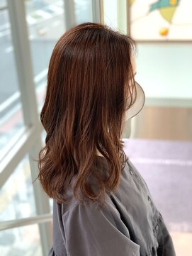 トップヘアー 中庄店(TOP HAIR fuapua) ツヤツヤ！オレンジカラー【りり】