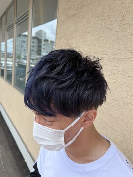 ジェリカヘアー サンフラワー通り(Jlica hair) ブルーブラックカラー