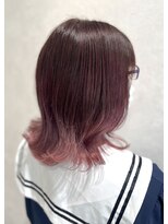 アッシュ 八王子店(Ash)&nbsp;韓国/グラデーションカラー/ベビーピンク/ブリーチ/ケアブリーチ