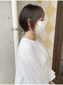 【星野】オリーブベージュ×ショートボブ☆