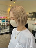 【DIFINO青山】ブロンドタッセルボブ◇