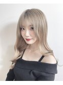 #ハイトーン#プルエクステ#Wカラー