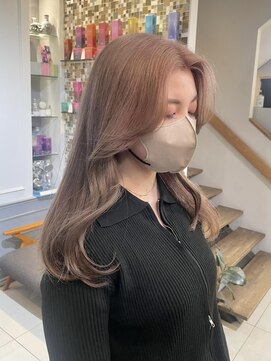 ネオリーブアイム 横浜西口店(Neolive aim) 透明感抜群ミルクティーベージュ韓国ヘア【横浜】