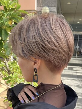 ロンドブルーム 天神大名店(Lond Bloom) ショコラアッシュベージュカラーボブ大人ショートボブショート