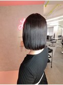 ボブー髪質改善ストレートー