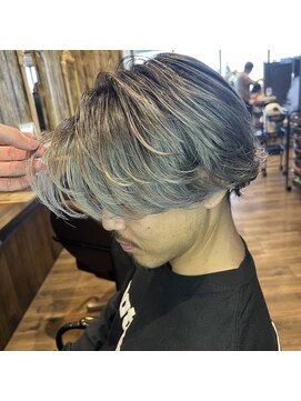 ヘアーアンドリラックス 十日市場店(hair & relax y-21) 外国人風メンズバレイヤージュ