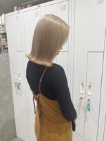 チェレ ロッソ 金剛店(Chere rosso)&nbsp;ブリーチありダブルカラー/グレーベージュ/ミルクティグレージュ