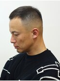 スキンフェード×トップも短髪系