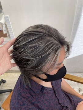 エトラ 渋谷店(etora) 小顔 ネビージュ グレージュハイライトカラー◎