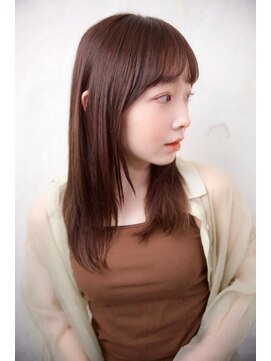 クレドガーデン 柏(CRED GARDEN) 髪質改善大人可愛いストレートロング艶バイオレット20代30代40代