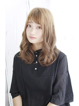 シュシュット(chouchoute) ワンレンボブルフ小顔ネビージュブリーチ縮毛矯正黒髪質改善/202