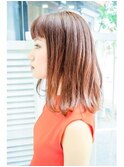 ミルクブラウン/ダークパープル/ナチュラルショート/夏/町田