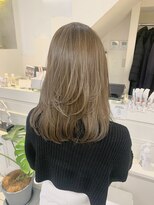 ネオリーブカフ 鶴ヶ峰店(Neolive caff)&nbsp;グレージュ　ベージュカラー　ハイライトカラー　ツヤカラー