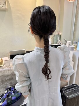 ピエドプールポッシュ(PiED DE POULE POCHE) ネジネジアレンジ