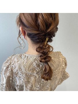 ヘアメイクアース 八潮店(HAIR & MAKE EARTH) 編みおろし大人セット