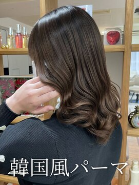 アミー 銀座(Ammy) くびれミディ/韓国風パーマ/コテ巻き風パーマ/デジタルパーマ