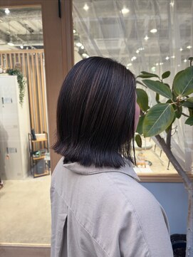 サンクチュアリ ウィズエデン 京橋店(Sanctuary with eden) ぱつっとボブスタイル
