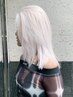 【ハイトーンプレミアムコース】カット＋2ブリーチ＋カラー＋ケラチントリ