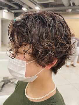 キーチェ 梅田中崎町(keych) レイヤーカット/ウェーブミディアム[中崎町/梅田駅］