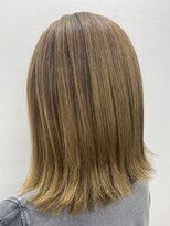 カットハウス ニューヨーク(CUT HOUSE NEW YORK)&nbsp;外ハネレイヤー×リタッチカラー