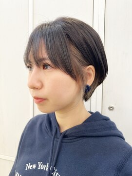 ニューラインギンザ(New-Line 銀座) 丸みショート(金子涼)インナーカラー