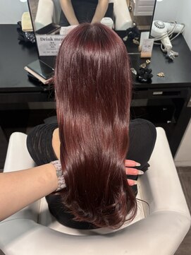 アンドバイモードケイズ (and by MODE K's) ブリーチなしダブルカラー/チェリーレッド