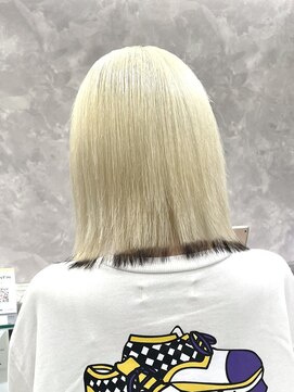 マハロ 千葉(mahalo) ブロンド裾カラー