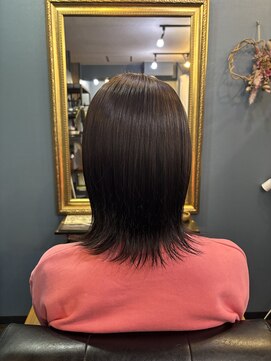 ユニコヘア(unico hair) 外ハネ×髪質改善カラー