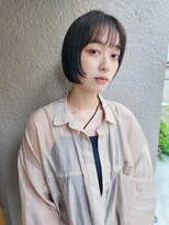 スーハ 恵比寿(SUUHA)&nbsp;大人可愛いフェイスレイヤーミニボブ/タッセルボブ/シースルー