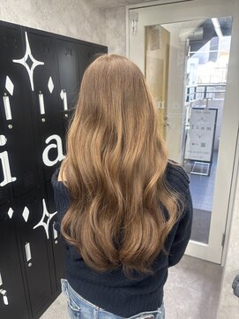 ティアム 渋谷店(Tiam shibuya) 伸ばしかけヘア/小顔ヘア/ブリーチなしカラー/髪質改善