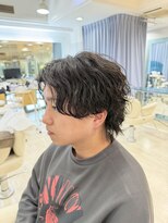 クオーター(QUARTER) メンズ波巻きパーマスタイル