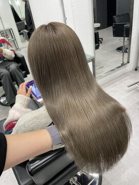 ボンドストーリー 那覇おもろまち店(Bond Story) 髪質改善×オリーブグレージュ