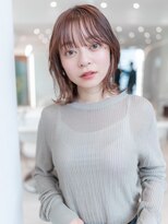ケアリー 東浦和(Carelly) デザインカラー/レイヤーカット/ウェットヘア/オリーブベージュ