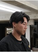 MEN’S/ニュアンスパーマ/ニュアンスウルフ/表参道駅