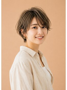 グレイス ヘアドレッシング 鷹匠(grace hair dressing)の写真/骨格/髪質を見極める“似合わせカット”が◎再現性の高い、褒められショートヘアに＊